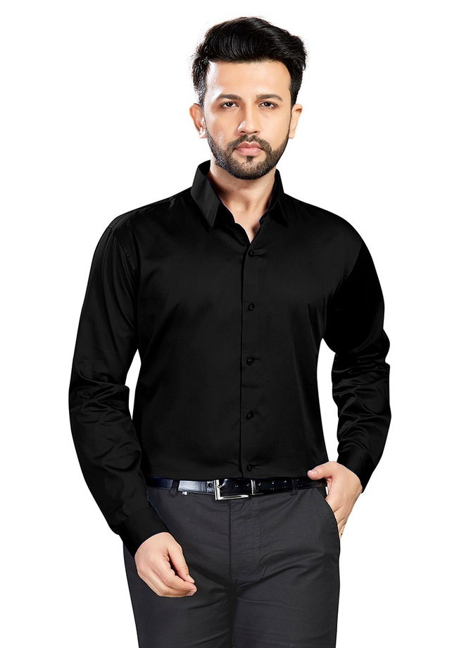 Outluk 1427 Office Wear Cotton Satin Mens Shirt Collection 